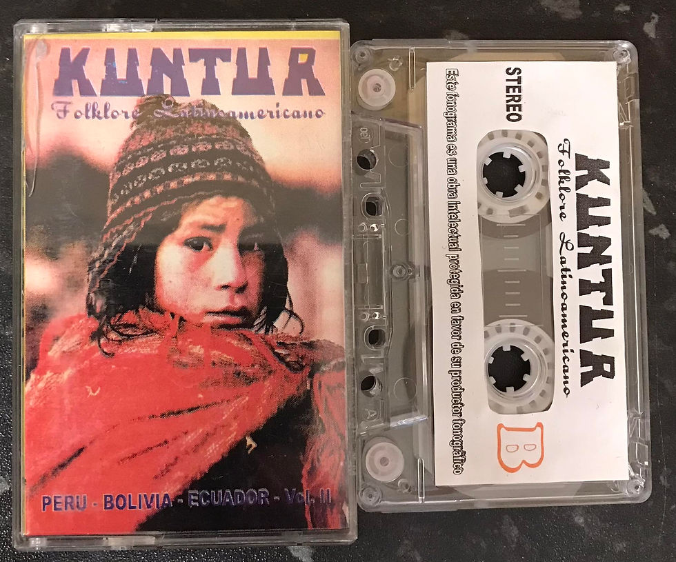 Kuntur, VOL II, Latino Americano Peruvian Folklore Music, Vintage Cassette