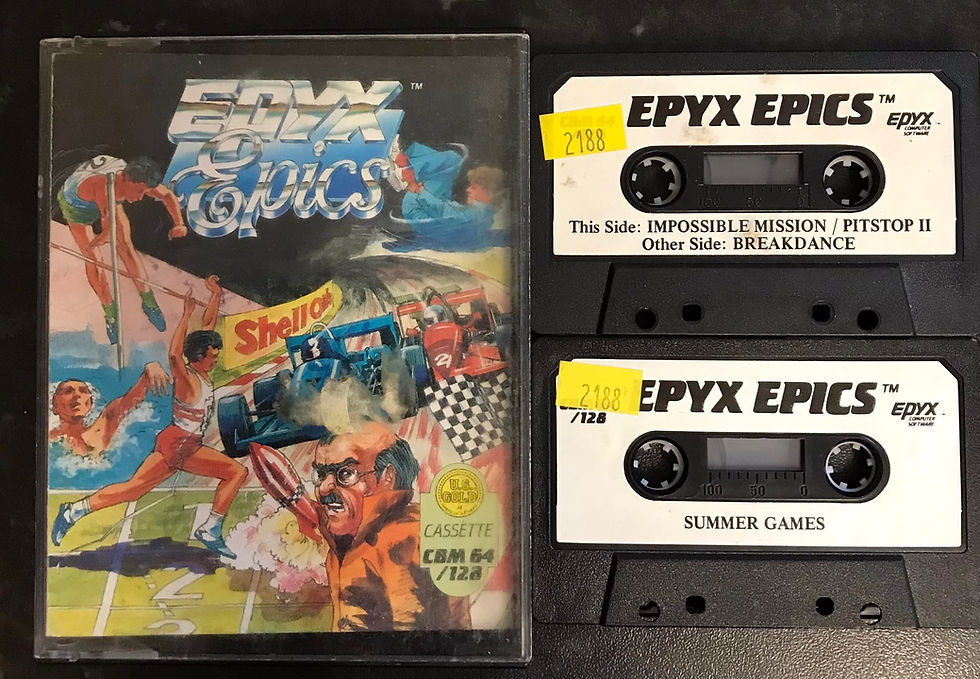Epyx Epics, C64 Game by US Gold for sale