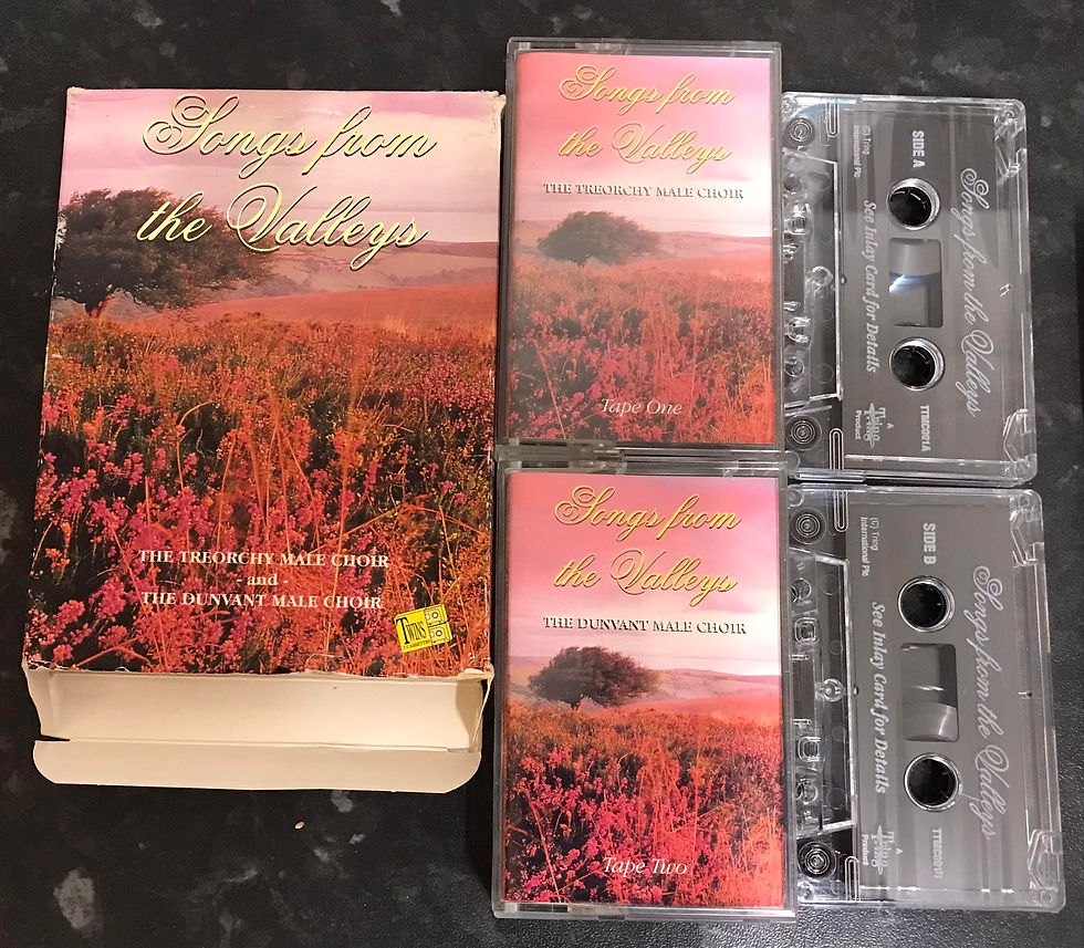 Songs from the Valleys Double Album, ttmc091, Tring Int, Vintage Cassette