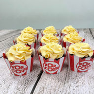 popcorn carnival cupcakes
