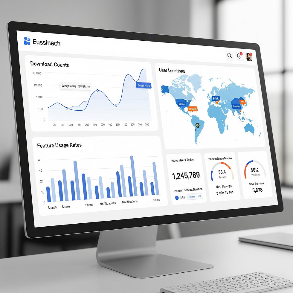 التطبيق المخصص يمنحك بيانات قيمة تمكنك من فهم عملائك واتخاذ قرارات ذكية ومربحة.