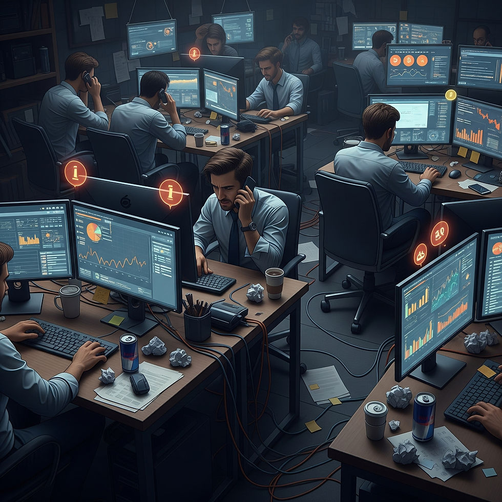 فريق المبيعات يستنزف وقته في الرد على الاستفسارات المتكررة، مما يقلل من إنتاجيته.