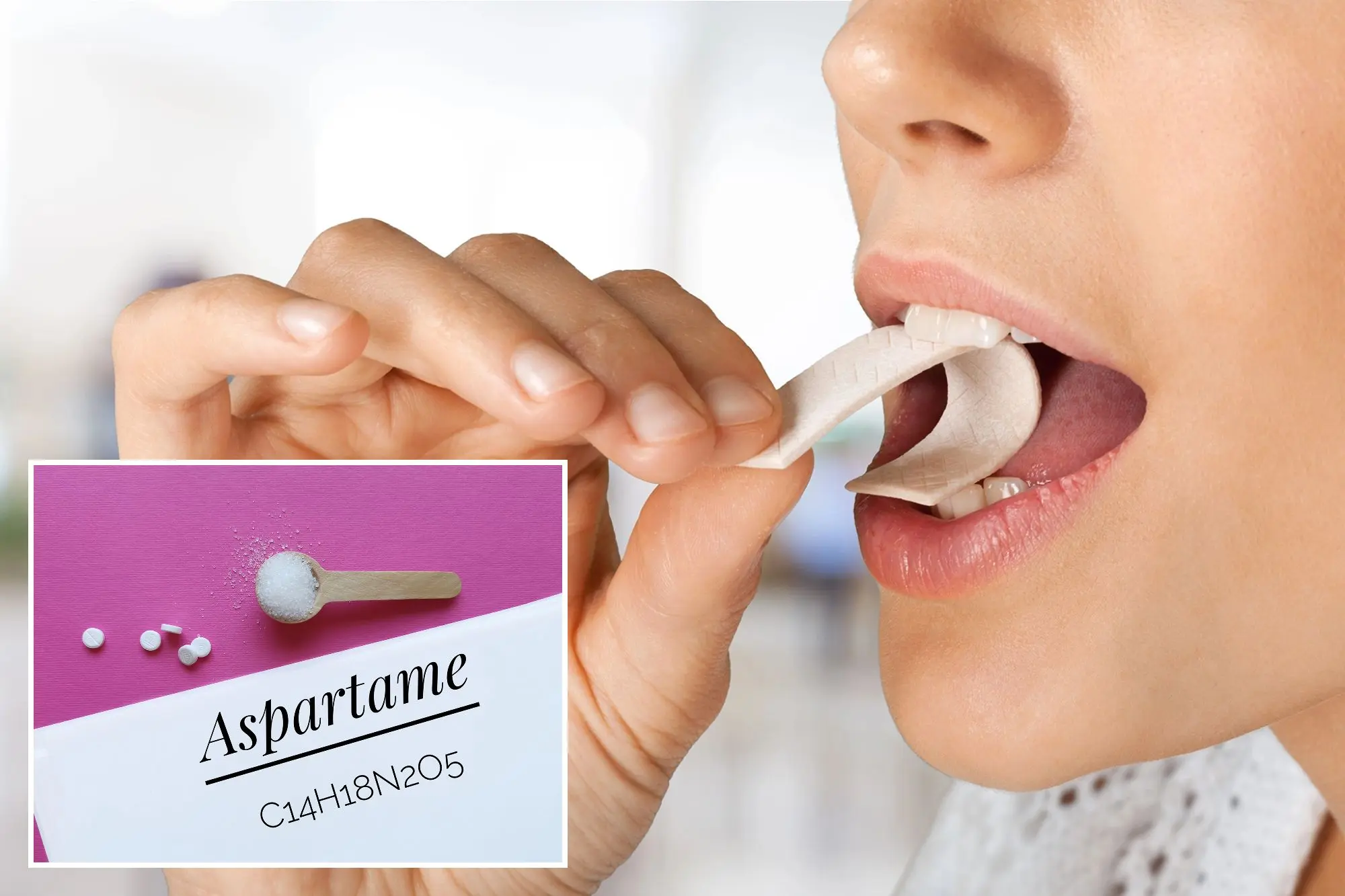 aspartame in gum , drink , is a sweetner