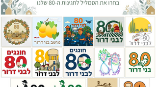 הזמן הגיע: בחירת הלוגו לחגיגות ה-80!🎈