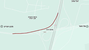 עדכון מחברת נתיבי ישראל על מחסום זמני 