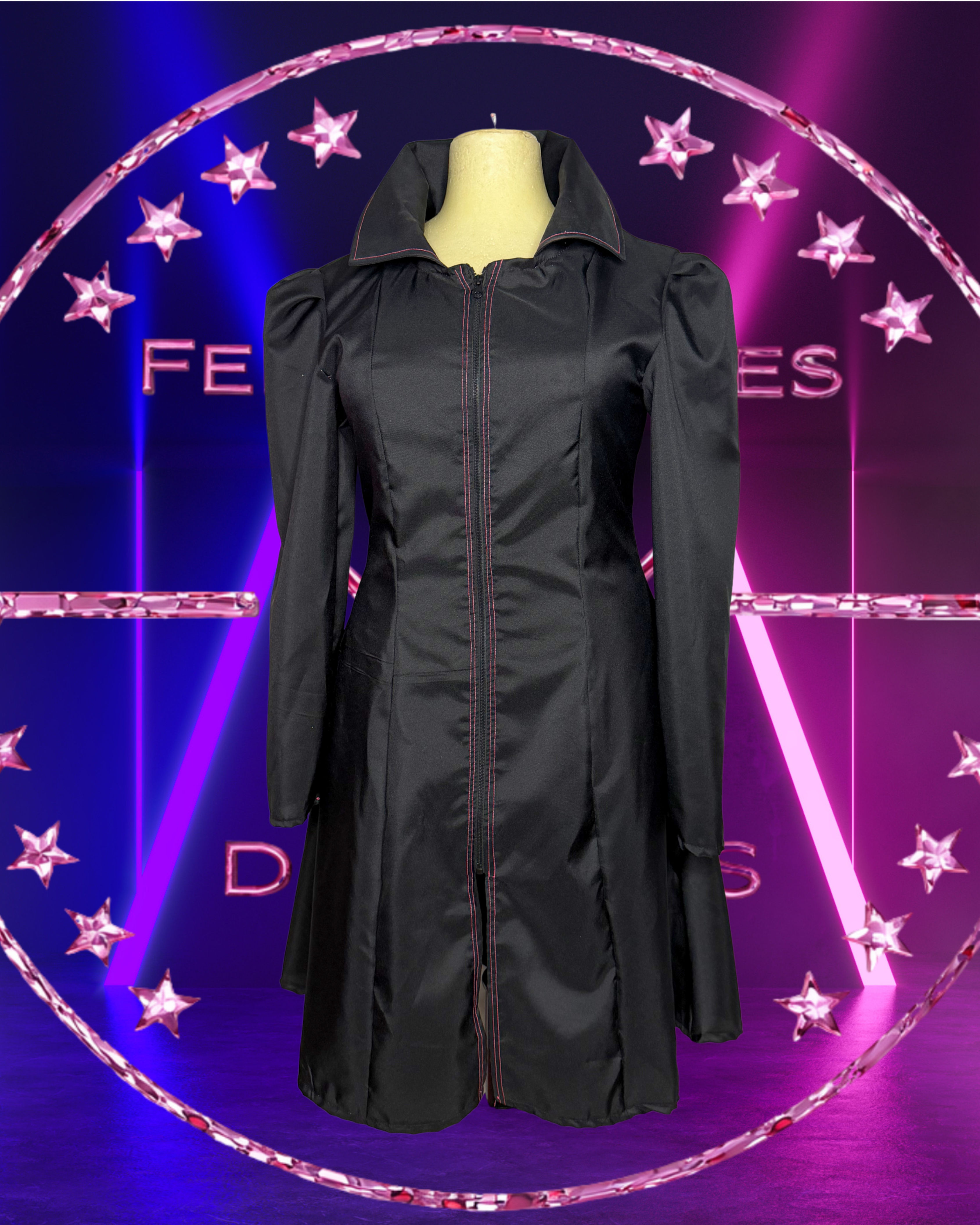 Short Black Coverup