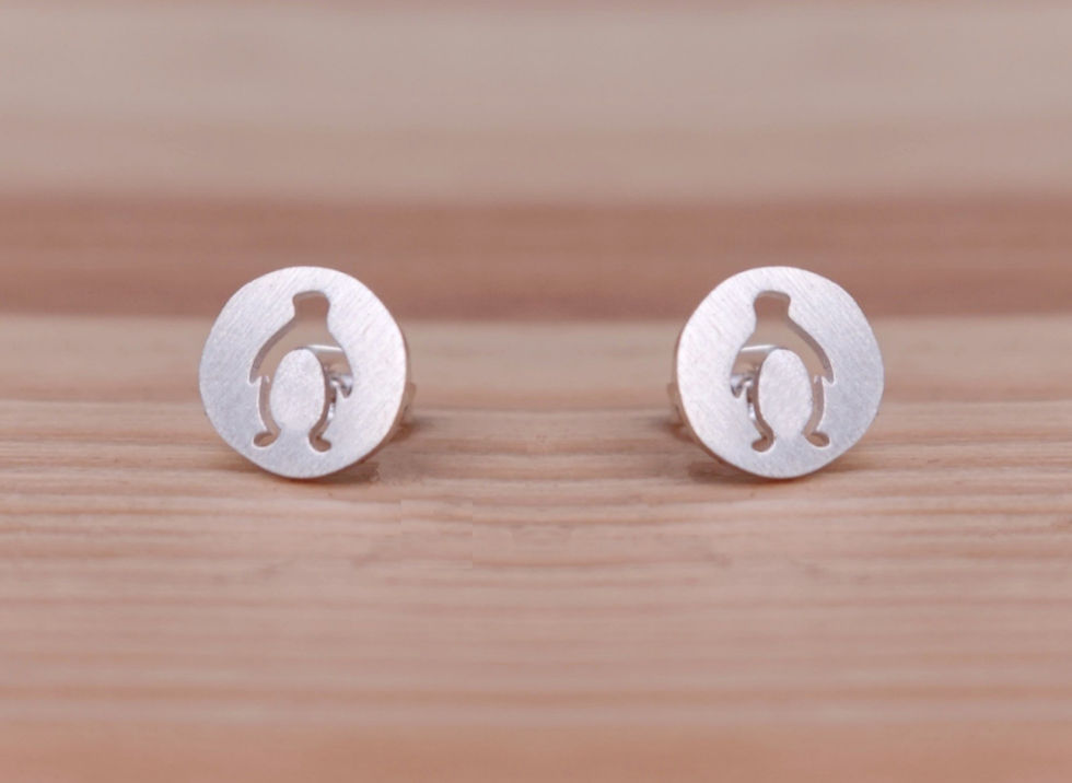 Ohrstecker Pinguin
