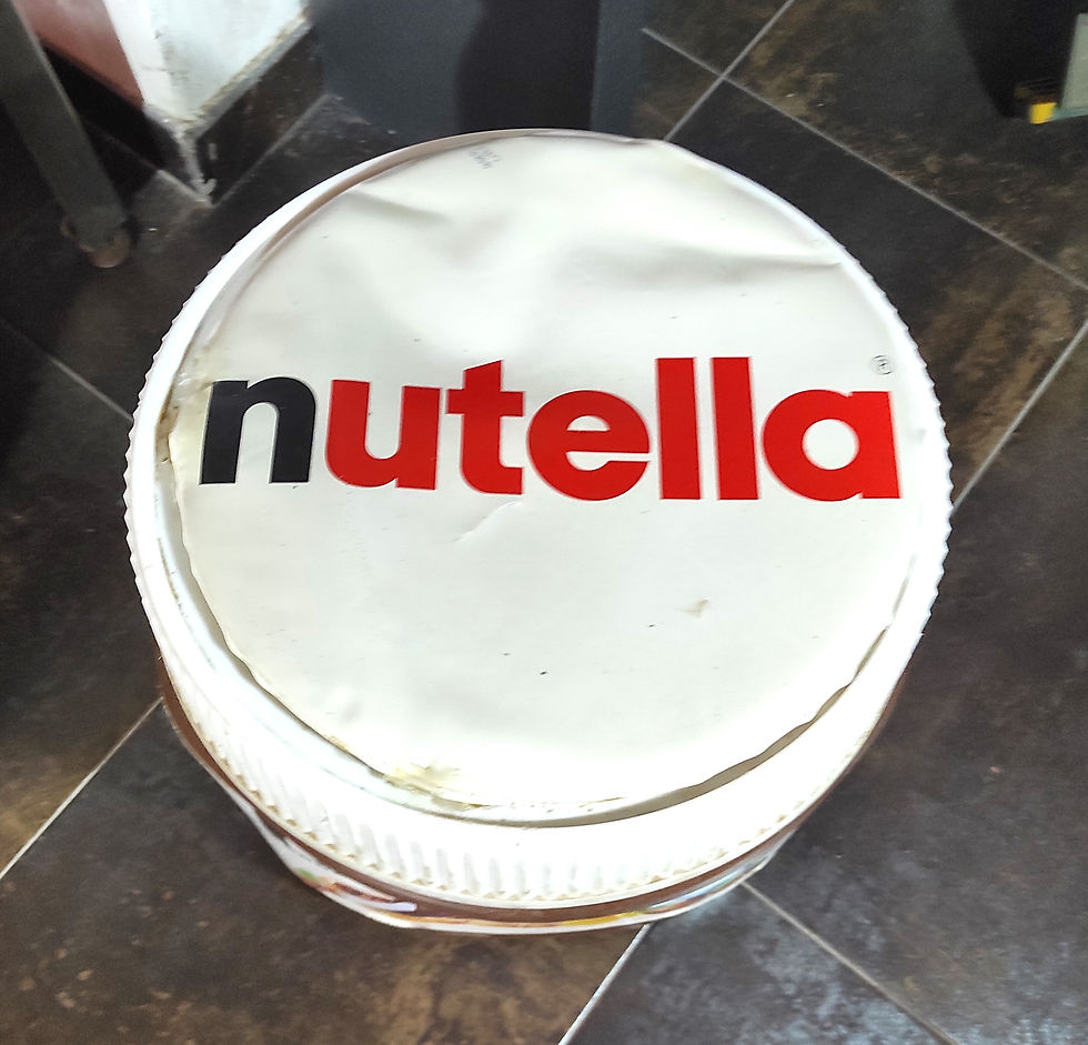 Miniatura: Barattolo Nutella Pouf