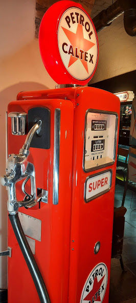 Miniatura: POMPA di BENZINA anni 50 "PETROL CALTEX"