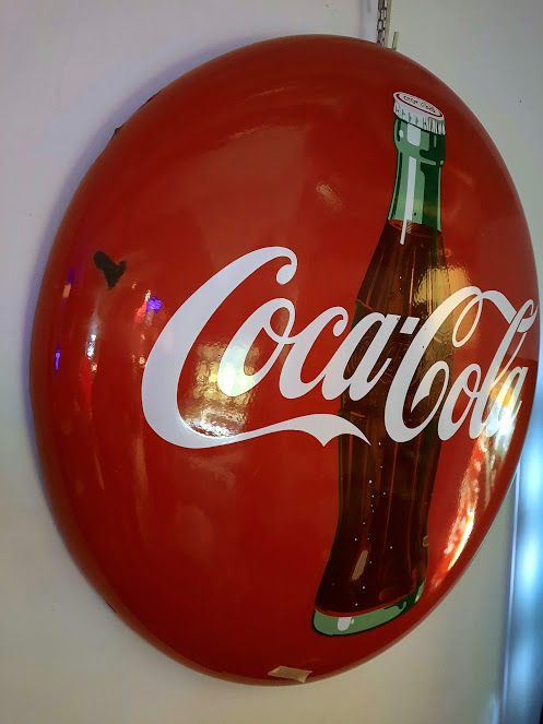 Miniatura: Bottone COCA COLA 90x90 smaltato