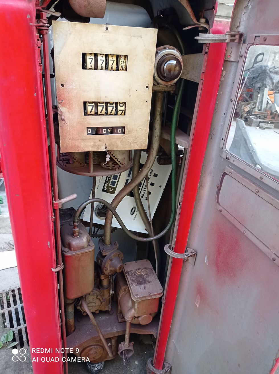 Miniatura: POMPA di BENZINA anni 50 "PETROL CALTEX"