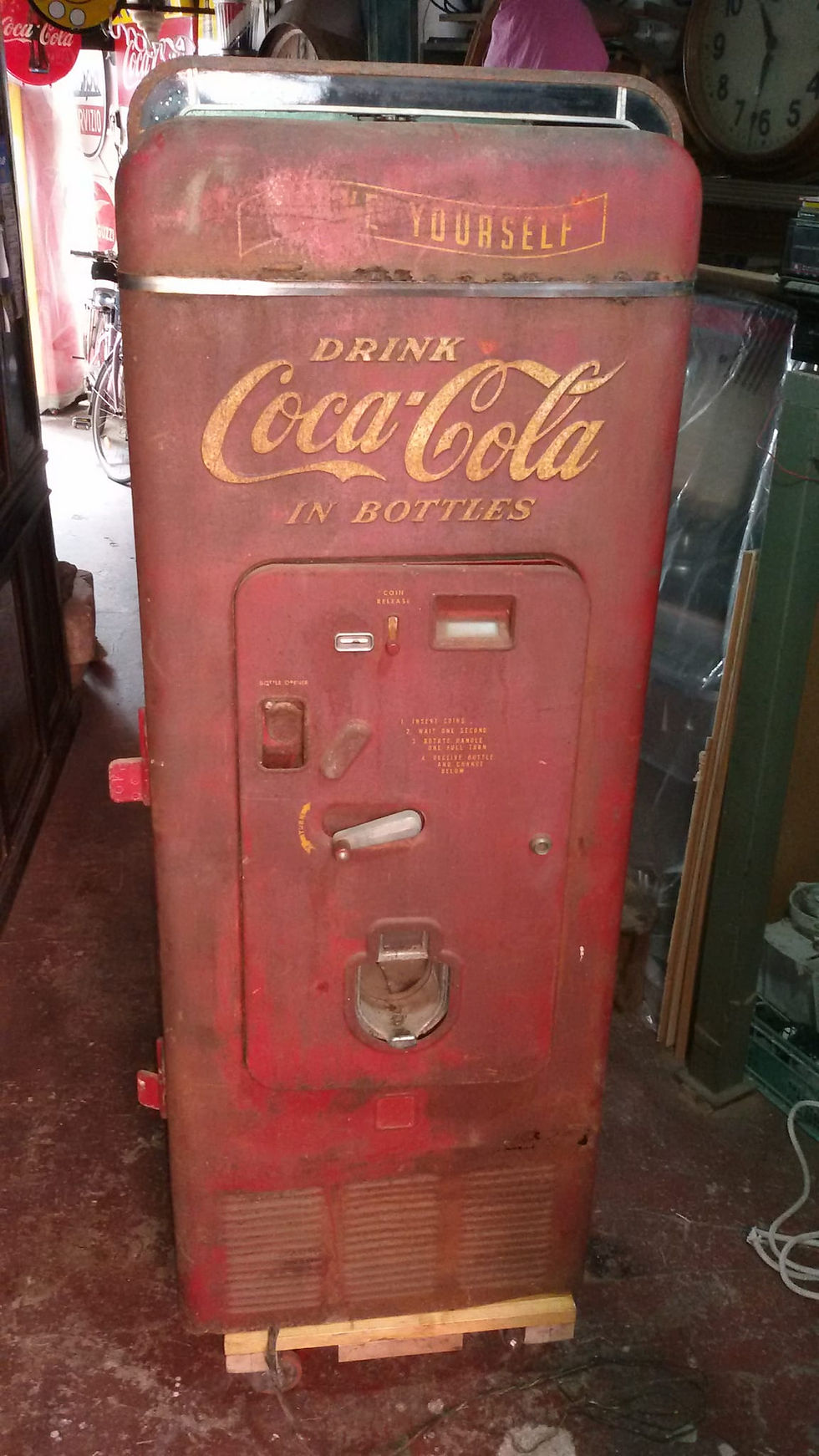 Miniatura: DISTRIBUTORE COCA COLA VINTAGE anni 40
