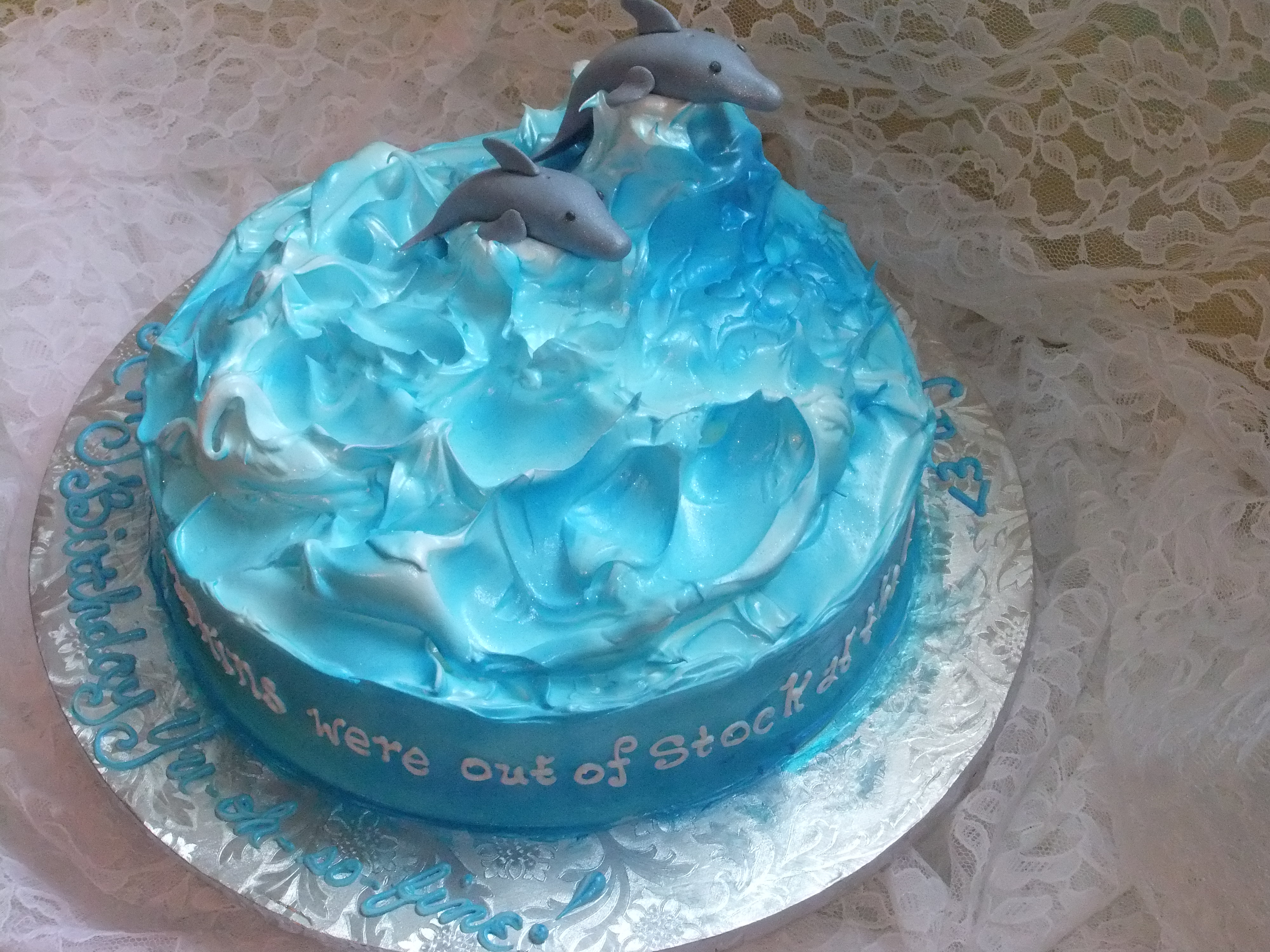 Dolphin cake