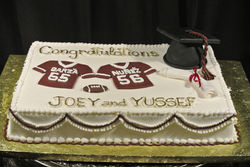 Grad Maroon and Gold