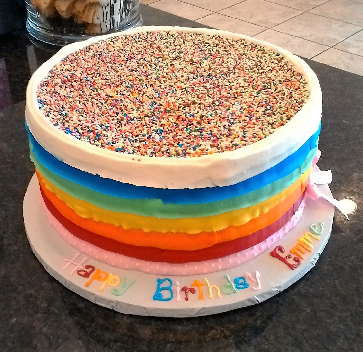 Multi color sprinkles
