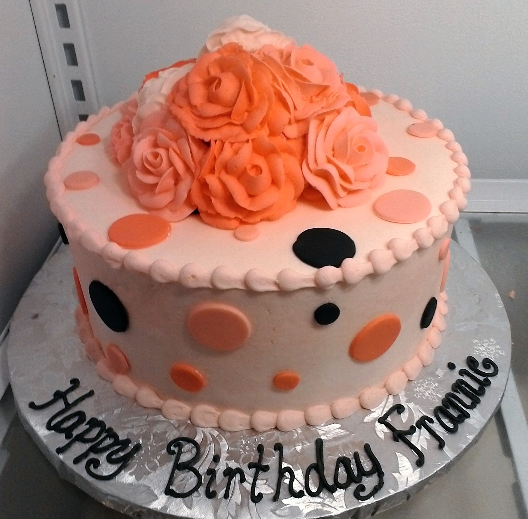 Dots and roses