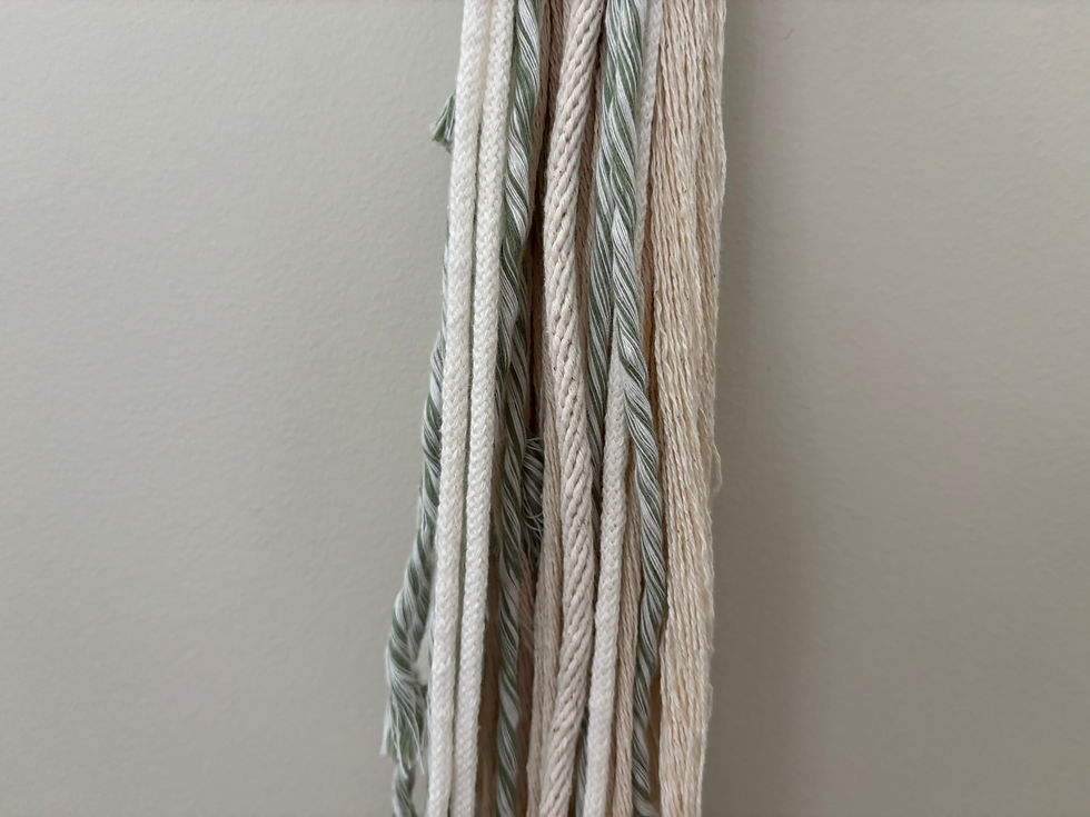 Thumbnail: Heart Wall Hanging Green Cream