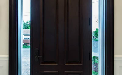 halway-with-black-entry-door