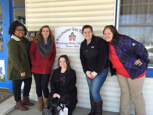 Volunteering at Winchester Day Nursery, Feb 20th 2015