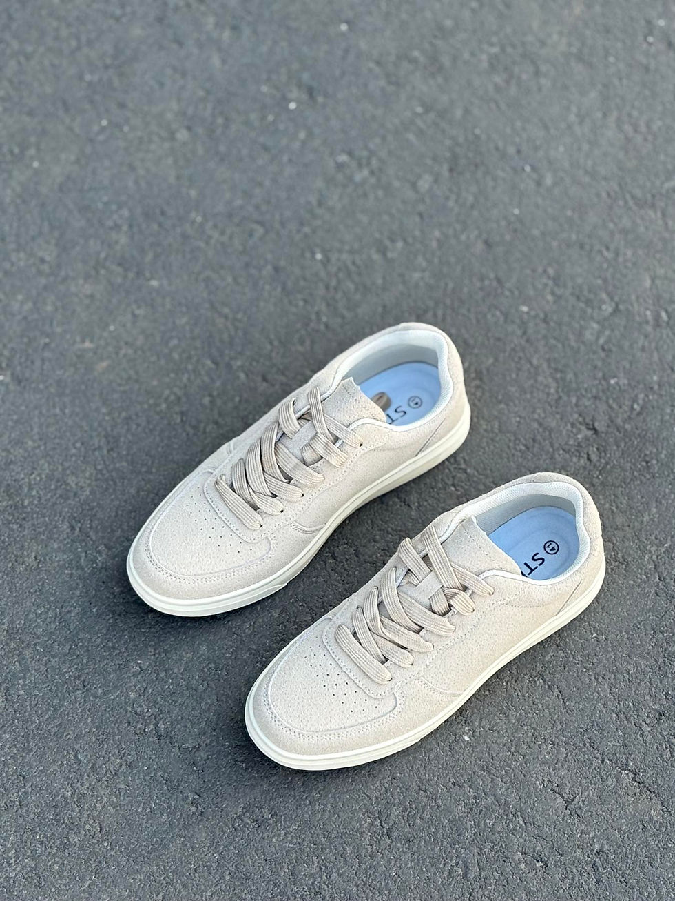 Прев'ю: Кеди чоловічі шкіряні бежеві  305