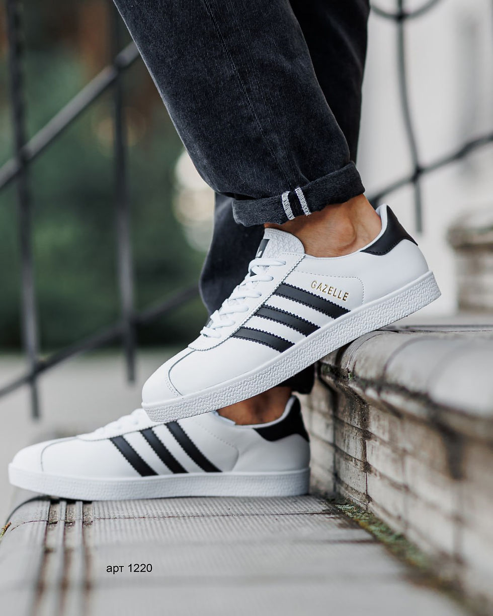 Прев'ю: Кеди Adidas Gazelle White Black