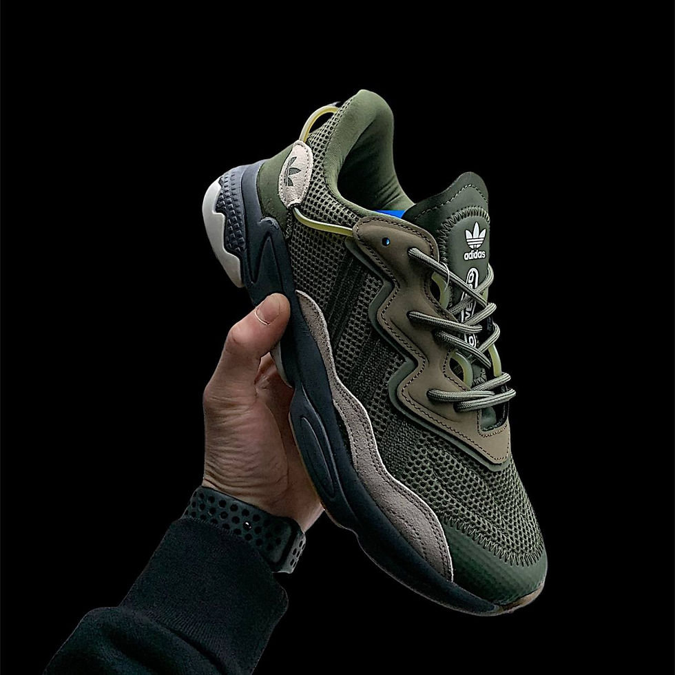 Прев'ю: Кросівки Чоловічі Adidas Ozweego Khaki & Black