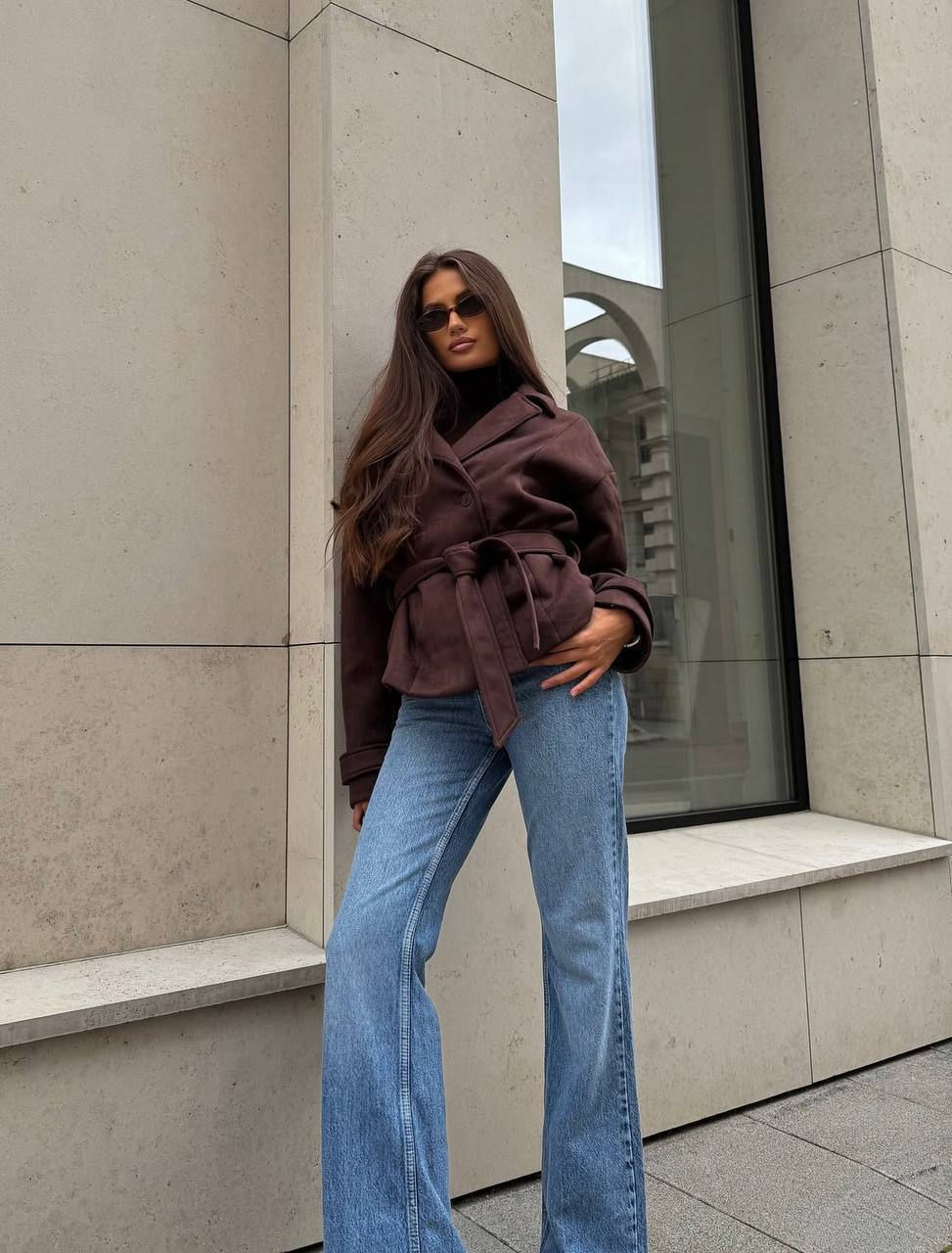 Прев'ю: Пальто на підкладці шоколад