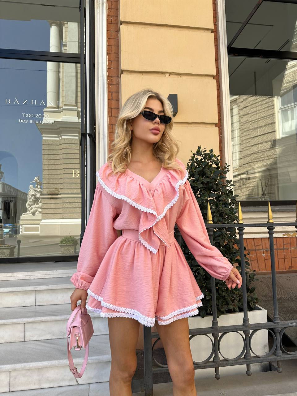 Прев'ю: Костюм літній рожевий