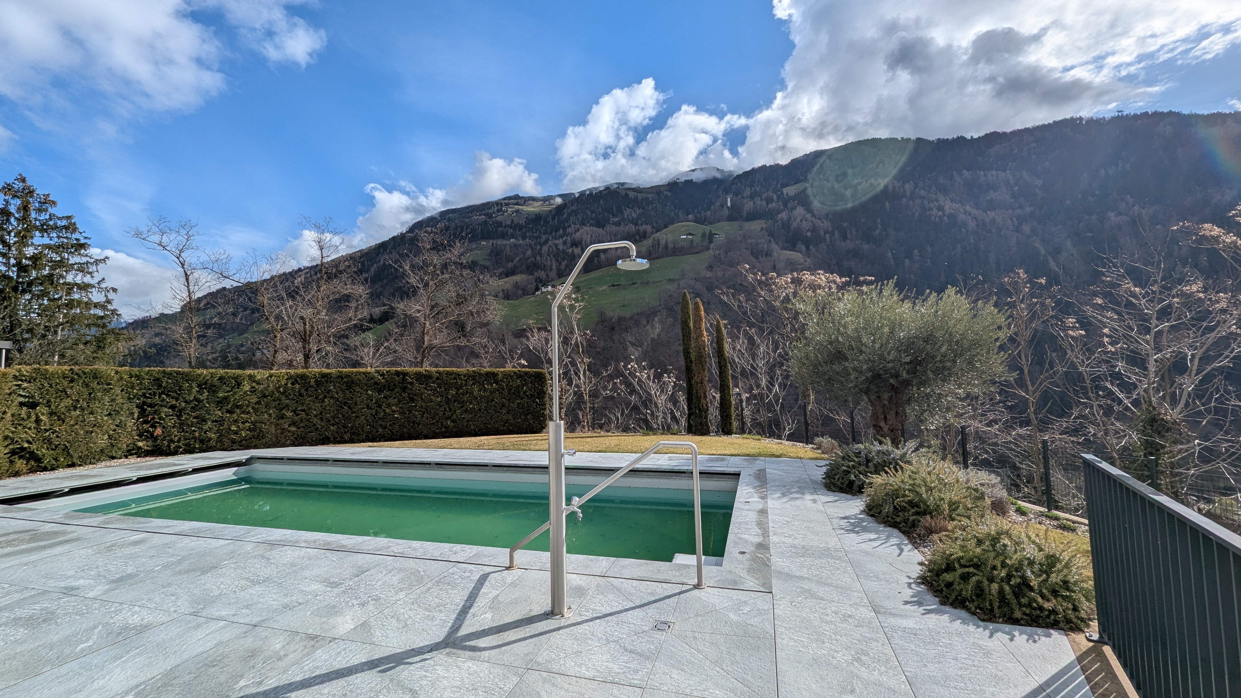 Outdoorpool Panoramaresidence Saltauser Hof