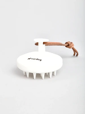 Nordog Massagebürste für Hunde in Weiß