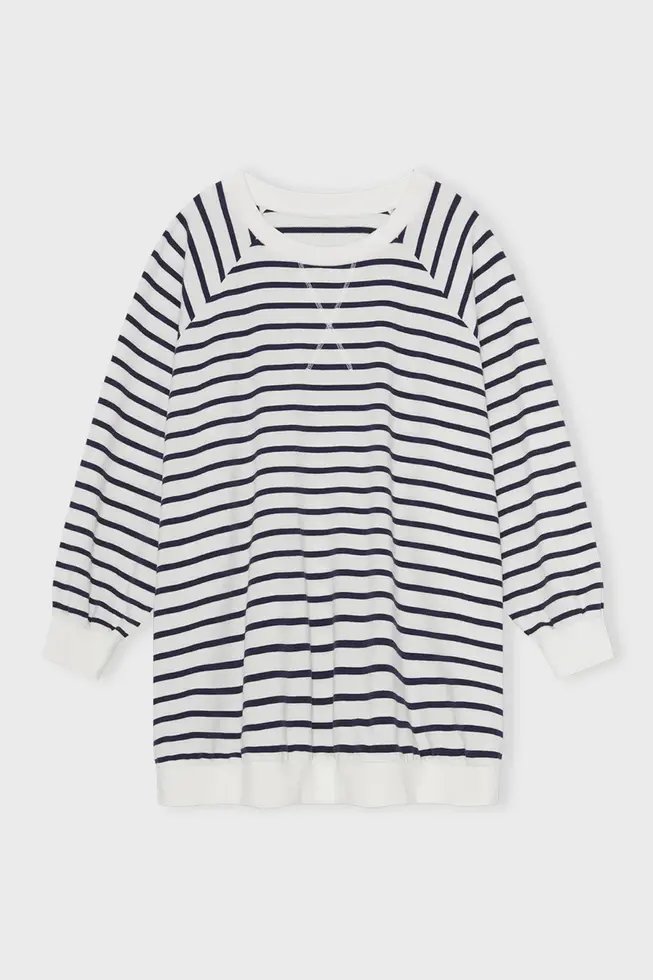 November Stripe Pullover von vorne