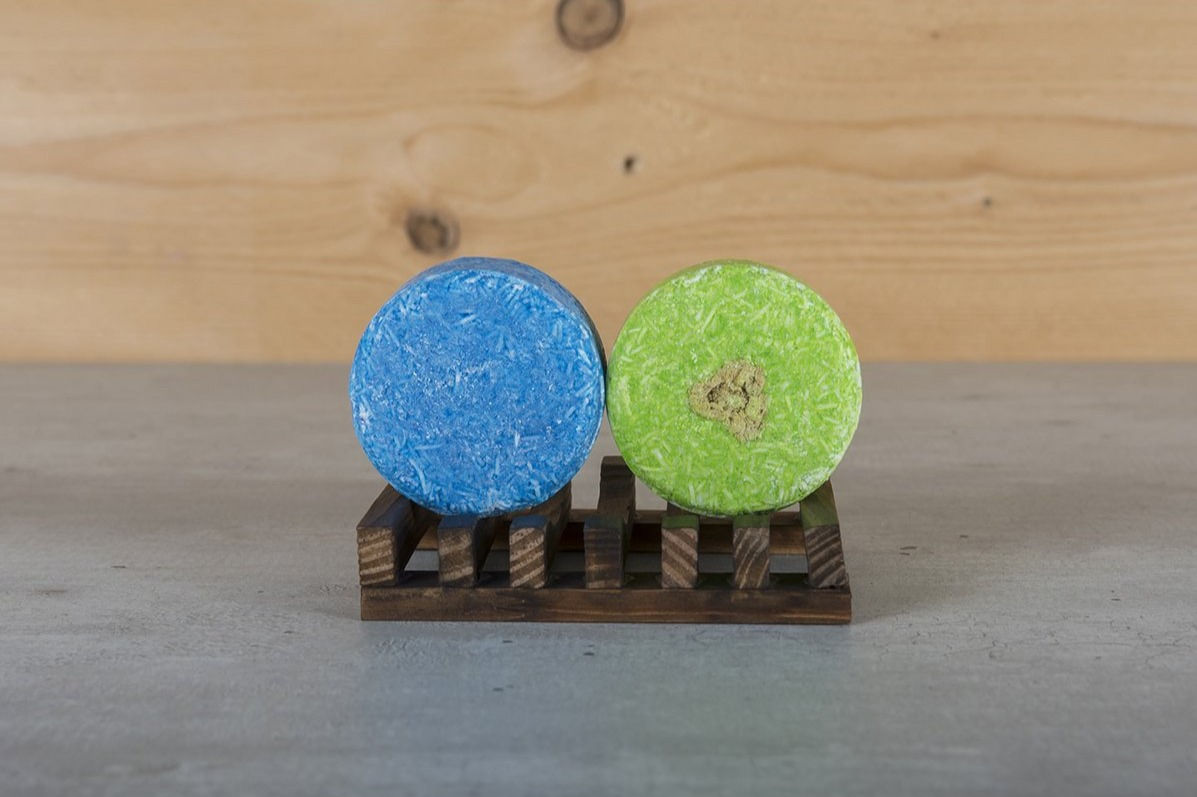 Holzunterlage für Seifen