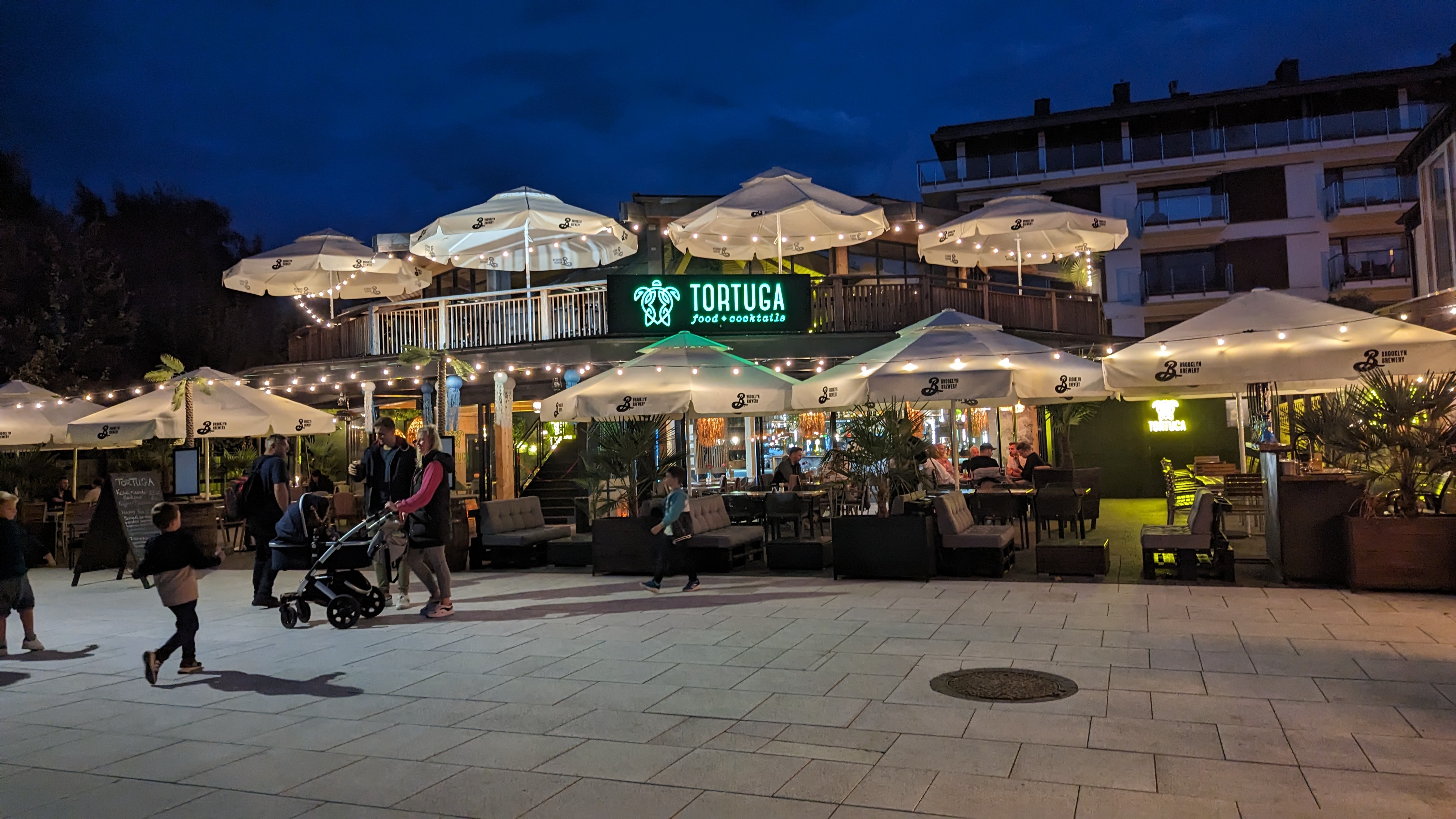 Die Strandpromenade von Swinemünde 
