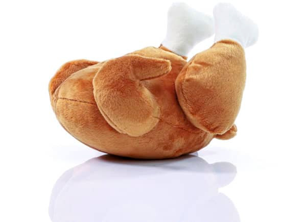 MiniFeet® Hundespielzeug Brathähnchen | Knsiterspielzeug Hund