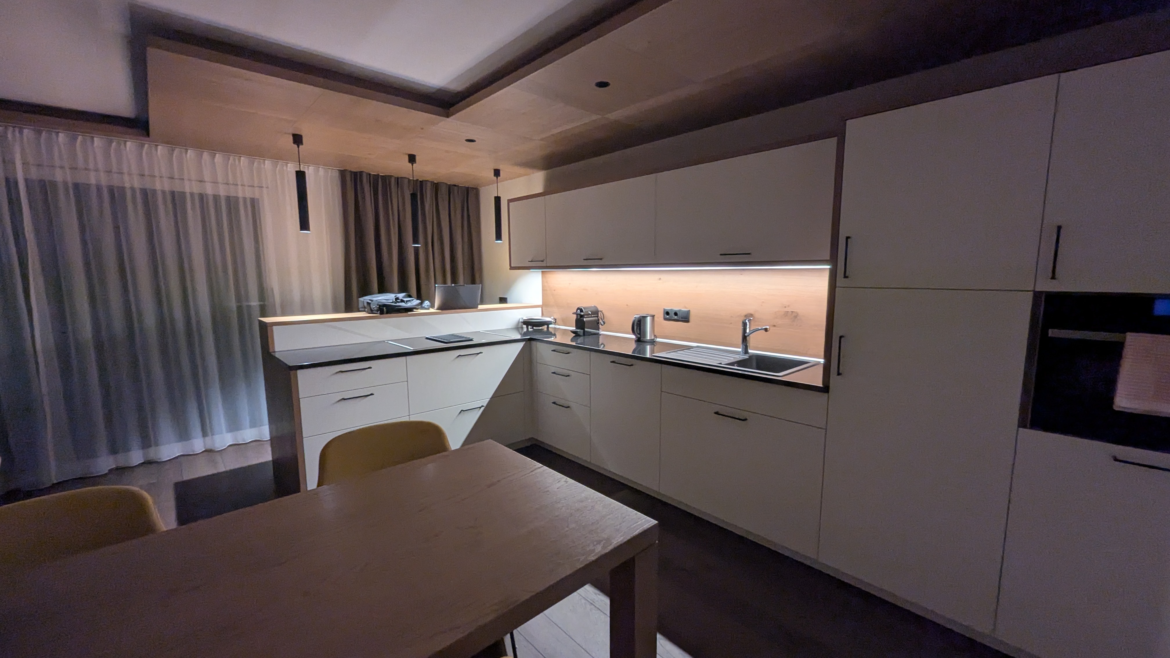 Küche Panoramaresidence Saltauser Hof