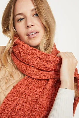Aran Wollen Mills | Aran Schal | Carrowmore Russet