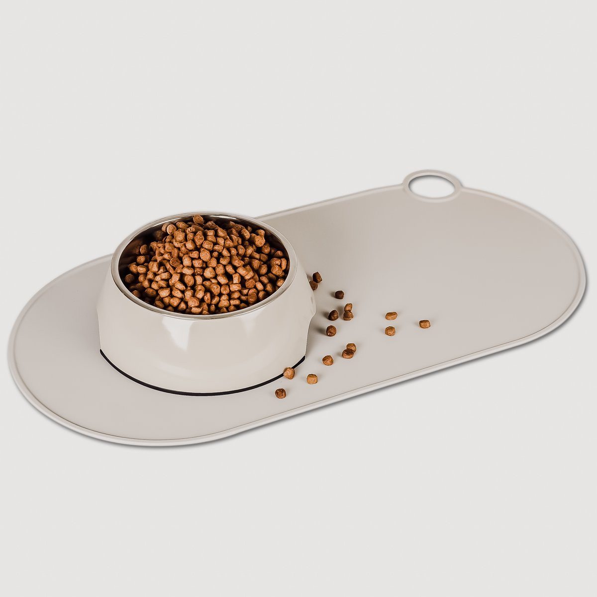 ne&no® Silikon Napfunterlage in Grau