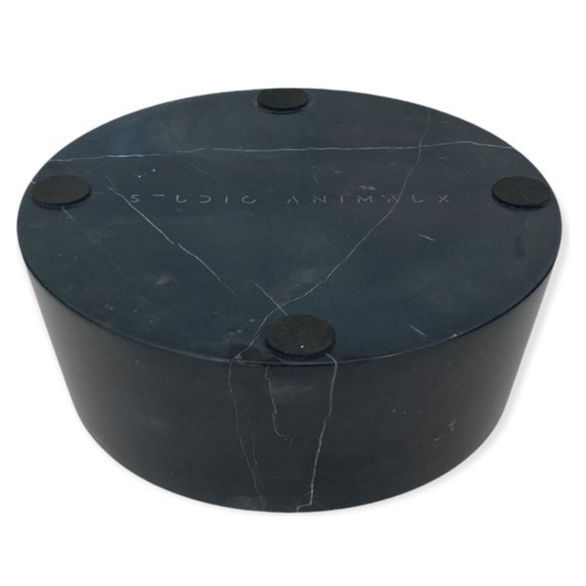 Studio Animaux | Marmor Hundenapf | Luxus Hundenapf | Schwarz | 23 c