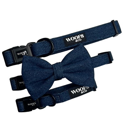 Woofs & Co. Hundehalsband Denim