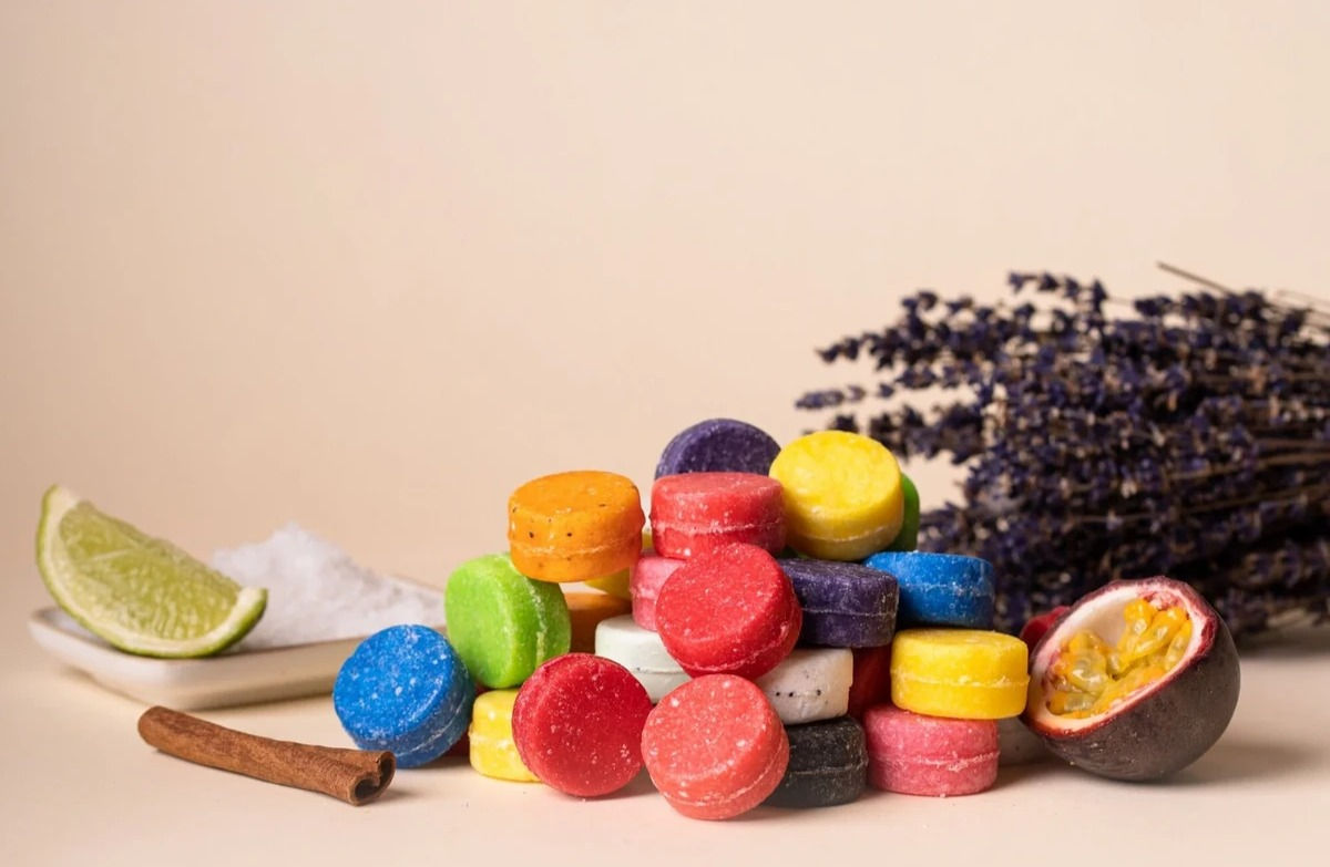 HappySoaps | 6x Mini Shampoo Riegel Mix | festes Shampoo