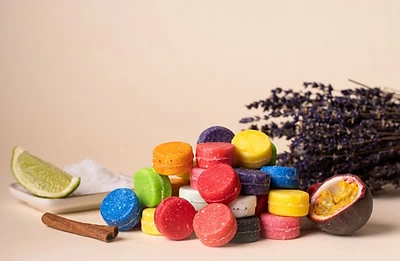 HappySoaps | 6x Mini Shampoo Riegel Mix | festes Shampoo