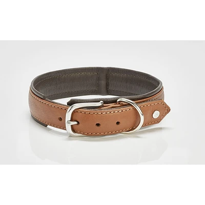 LABONI | Hundehalsband | AMICI | Lederhalsband | Cognac
