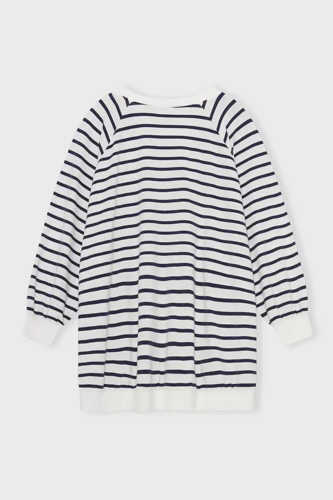 November Stripe Pullover von hinten