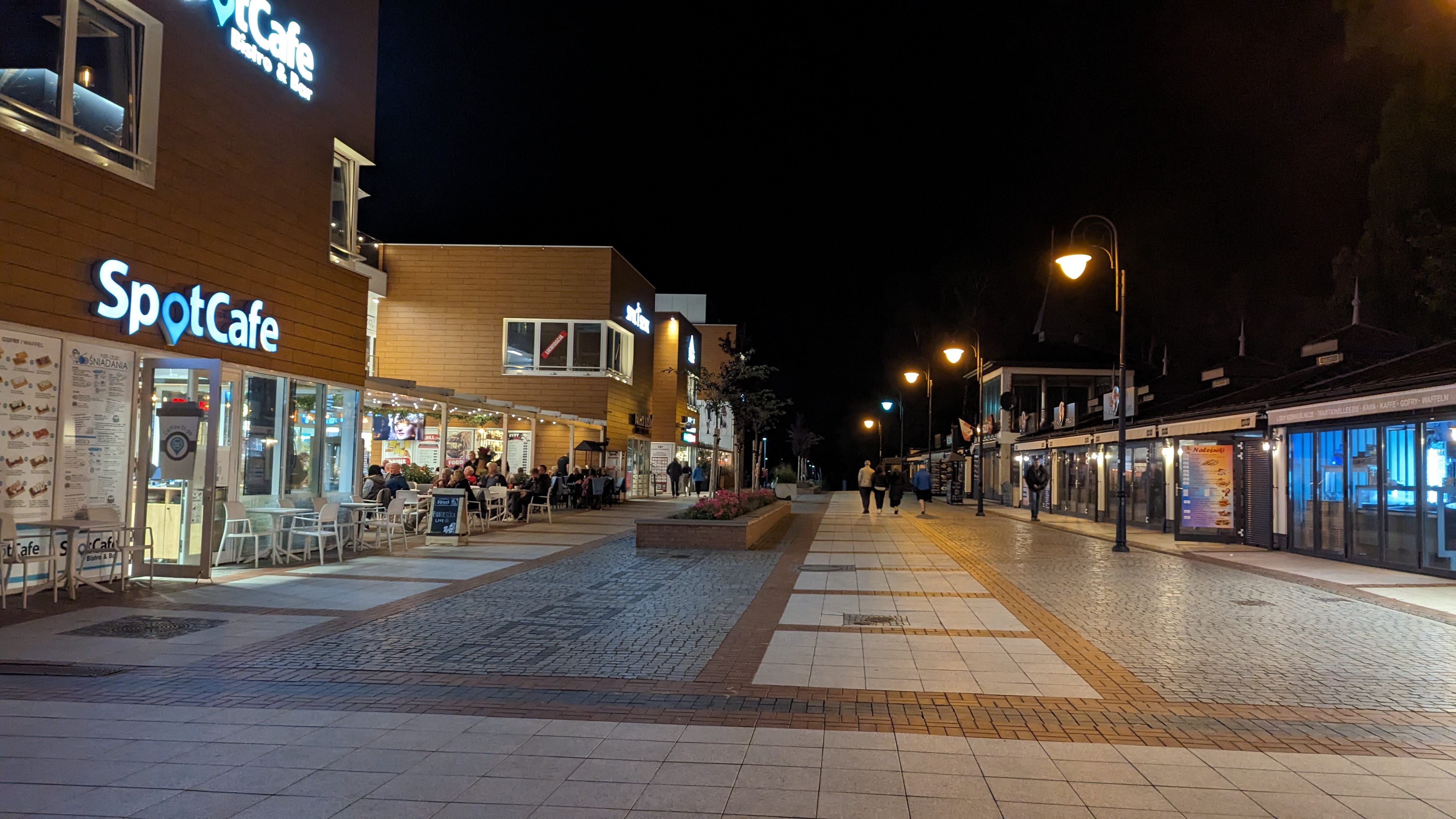 Die Strandpromenade von Swinemünde 
