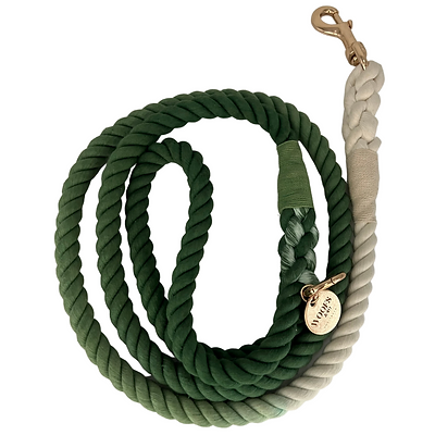 Woofs & Co. | Hundeleine | Tauleine | Ombre Salbeigrün