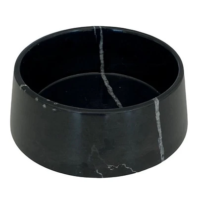 Studio Animaux | Marmor Hundenapf | Luxus Hundenapf | Schwarz | 23 c