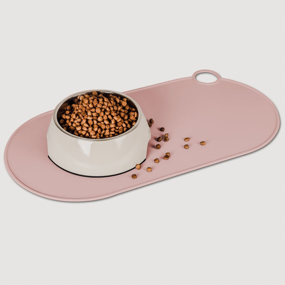 Silikonunterlage für Hunde in Rose