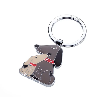 TROIKA | Schlüsselanhänger Hund | Hund & Hündchen