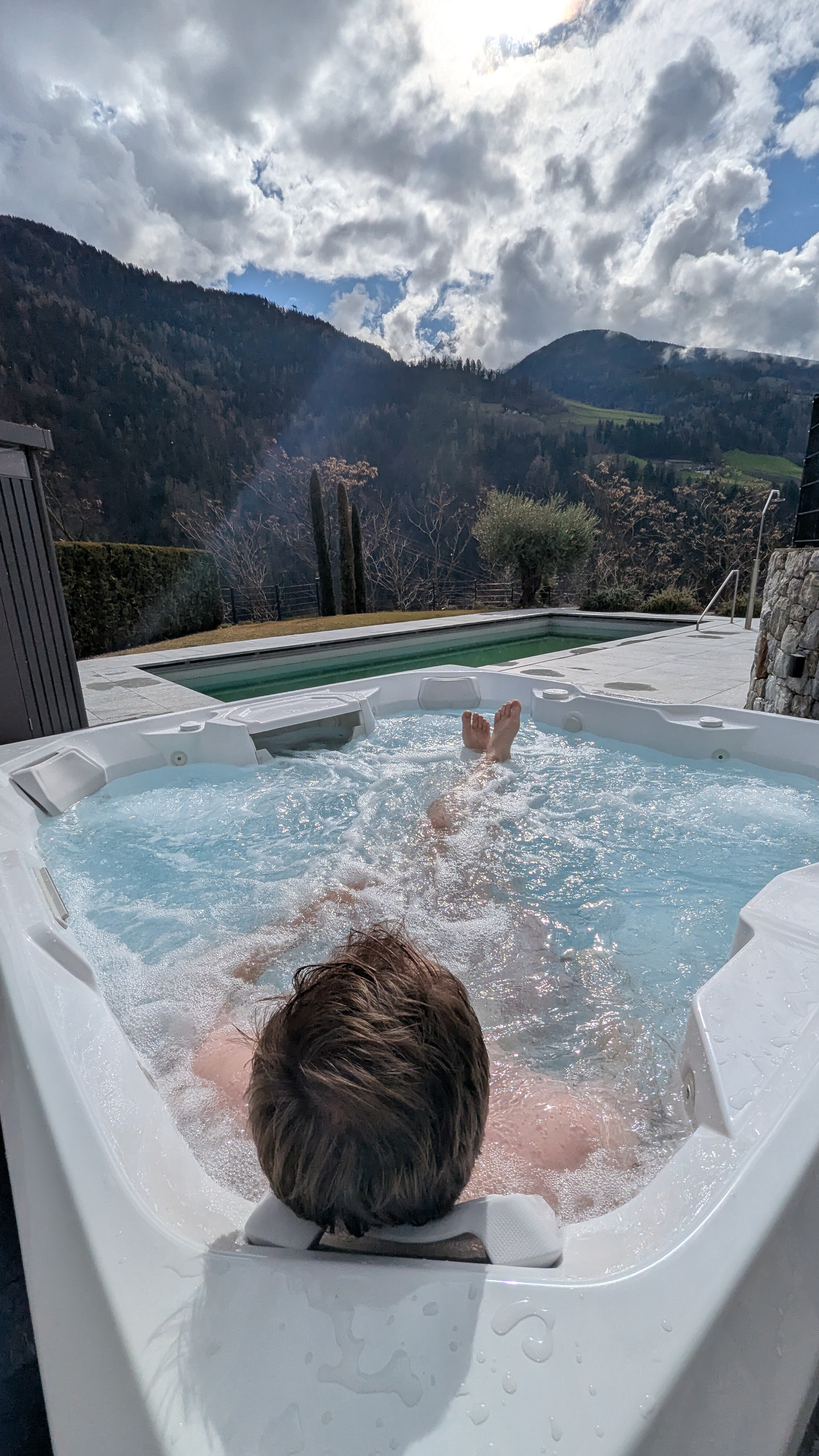 Wellnessbereich Panoramaresidence Saltauser Hof