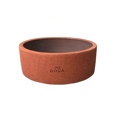 DOGA | Terracotta Hundenapf | Handgemacht | Große Hunde